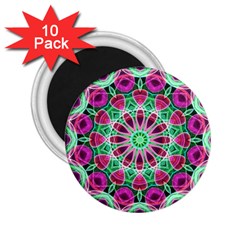 Flower Garden 2 25  Button Magnet (10 Pack)