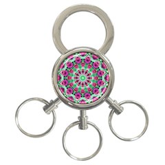 Flower Garden 3-ring Key Chain by Zandiepants