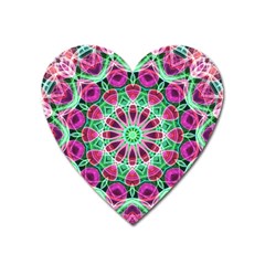 Flower Garden Magnet (heart)