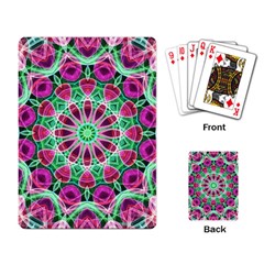 Flower Garden Playing Cards Single Design by Zandiepants