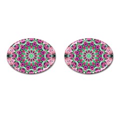 Flower Garden Cufflinks (oval)