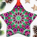 Flower Garden Star Ornament (Two Sides) Front