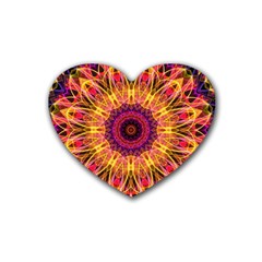 Gemstone Dream Drink Coasters 4 Pack (heart)  by Zandiepants