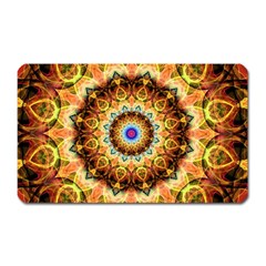 Ochre Burnt Glass Magnet (rectangular) by Zandiepants