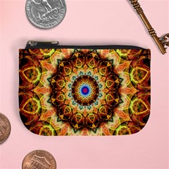 Ochre Burnt Glass Coin Change Purse by Zandiepants