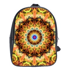 Ochre Burnt Glass School Bag (large) by Zandiepants