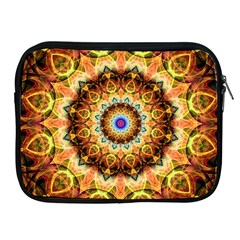 Ochre Burnt Glass Apple Ipad Zippered Sleeve by Zandiepants