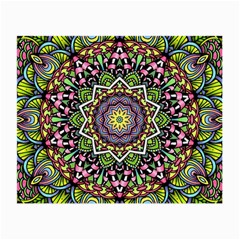 Psychedelic Leaves Mandala Glasses Cloth (small)