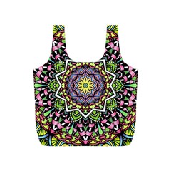 Psychedelic Leaves Mandala Reusable Bag (s) by Zandiepants