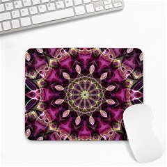 Purple Flower Small Mouse Pad (rectangle) by Zandiepants