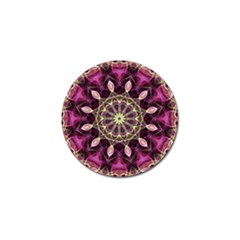 Purple Flower Golf Ball Marker by Zandiepants