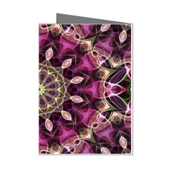 Purple Flower Mini Greeting Card (8 Pack) by Zandiepants