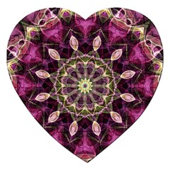 Purple Flower Jigsaw Puzzle (heart)