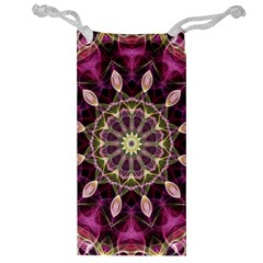 Purple Flower Jewelry Bag