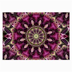 Purple Flower Glasses Cloth (large) by Zandiepants