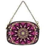 Purple Flower Chain Purse (Two Sided)  Front