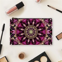 Purple Flower Cosmetic Bag (medium)