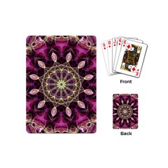 Purple Flower Playing Cards (mini) by Zandiepants