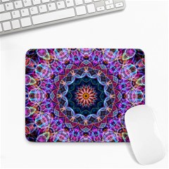 Purple Lotus Small Mouse Pad (rectangle) by Zandiepants