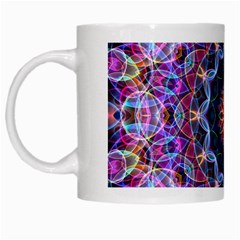 Purple Lotus White Coffee Mug by Zandiepants