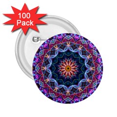 Purple Lotus 2 25  Button (100 Pack) by Zandiepants