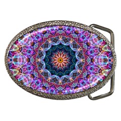 Purple Lotus Belt Buckle (oval) by Zandiepants