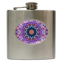 Purple Lotus Hip Flask by Zandiepants