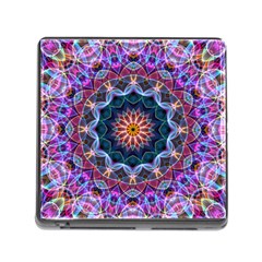 Purple Lotus Memory Card Reader With Storage (square) by Zandiepants