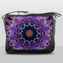 Purple Lotus Messenger Bag by Zandiepants