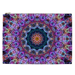 Purple Lotus Cosmetic Bag (xxl) by Zandiepants