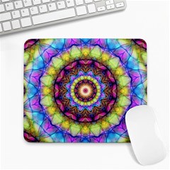 Rainbow Glass Large Mouse Pad (rectangle) by Zandiepants