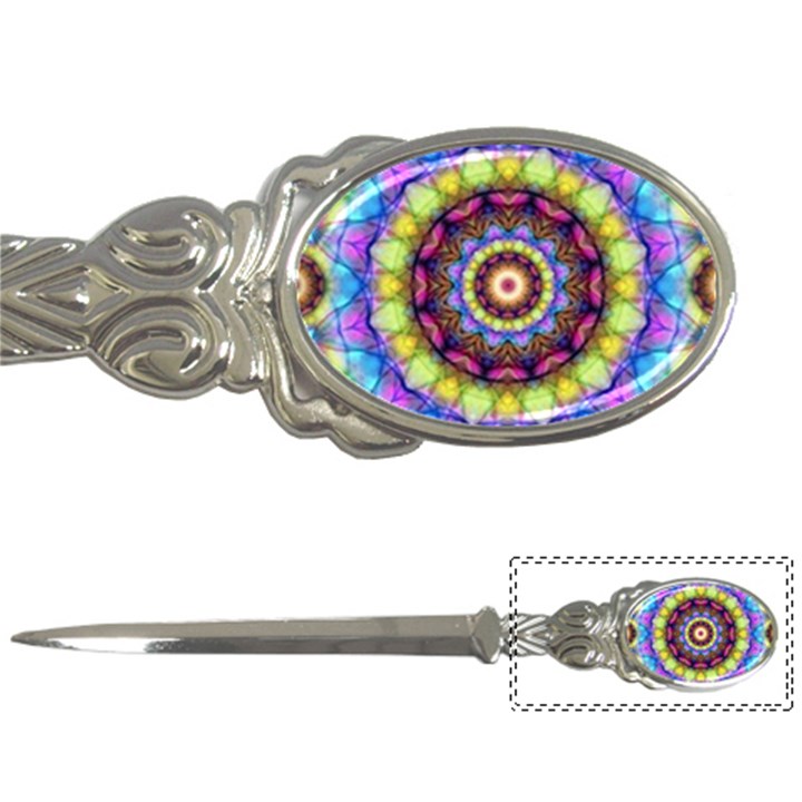 Rainbow Glass Letter Opener