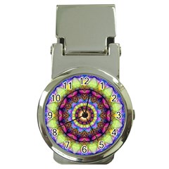 Rainbow Glass Money Clip With Watch by Zandiepants