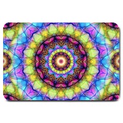 Rainbow Glass Large Door Mat by Zandiepants