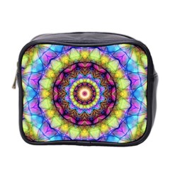 Rainbow Glass Mini Travel Toiletry Bag (two Sides) by Zandiepants