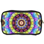 Rainbow Glass Travel Toiletry Bag (Two Sides) Front