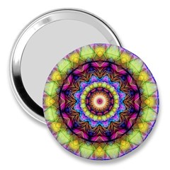 Rainbow Glass 3  Handbag Mirror