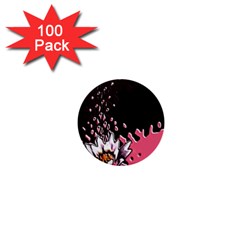 Flower 1  Mini Button (100 Pack)