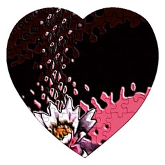 Flower Jigsaw Puzzle (heart)