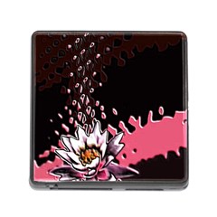 Flower Memory Card Reader With Storage (square)