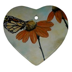 Monarch Heart Ornament by rokinronda