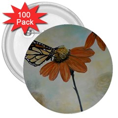 Monarch 3  Button (100 Pack)