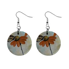 Monarch Mini Button Earrings