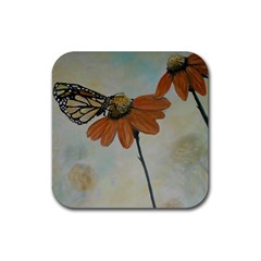 Monarch Drink Coaster (square) by rokinronda