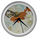 Monarch Wall Clock (Silver) Front