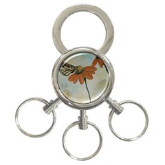 Monarch 3-ring Key Chain