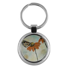 Monarch Key Chain (round)