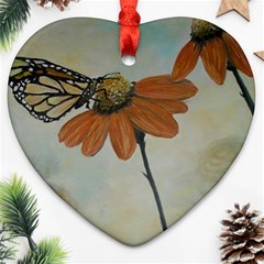 Monarch Heart Ornament