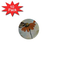 Monarch 1  Mini Button Magnet (10 Pack) by rokinronda