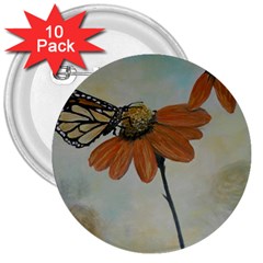 Monarch 3  Button (10 Pack)